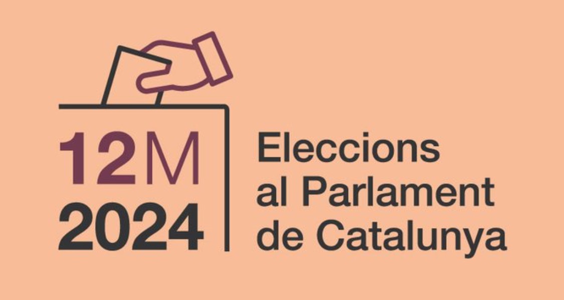 Logotip de les eleccions al Parlament de Catalunya del 12 de maig del 2024.